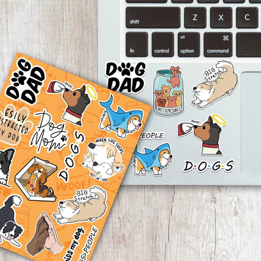 Cute Dog Mini Sticker Sheet - STICK IT UP