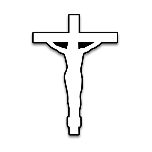 Jesus Cross Bumper Sticker - STICK IT UP