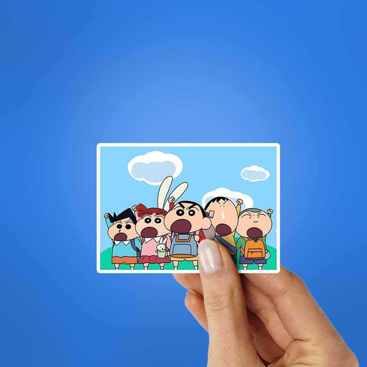 Shinchan Squad Sticker - STICK IT UP
