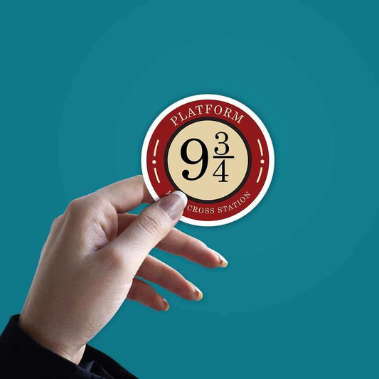 Platform Nine and Three - Quarters Sticker - STICK IT UP
