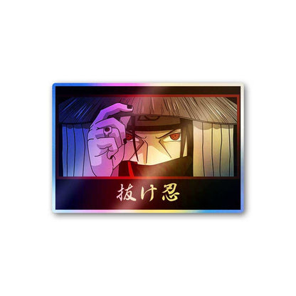 Itachi Eye Holographic Sticker