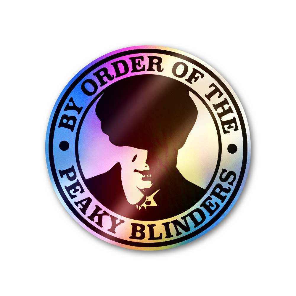 Peaky Blinder Holographic Sticker