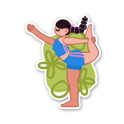 Yoga Girl Sticker