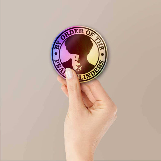 Peaky Blinder Holographic Sticker