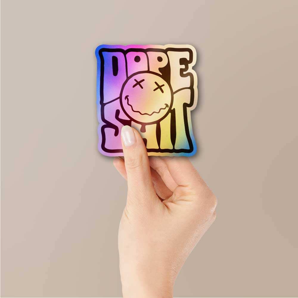 Dope Sheet Holographic Sticker