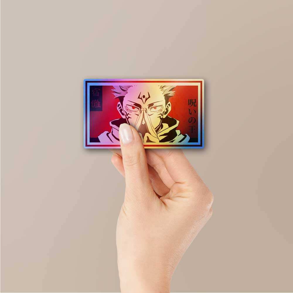 Ryomen Sukuna Holographic Sticker