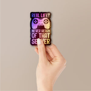 Real Life Game Holographic Stickers