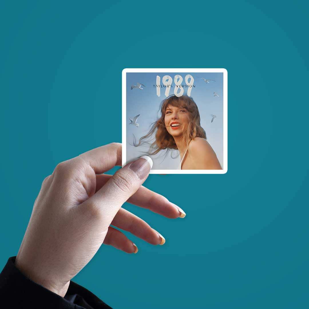 1989 Tay's Version Sticker waterproof vinyl decal for laptop, bike, car & bottle