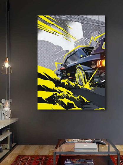 Race Canvas Art