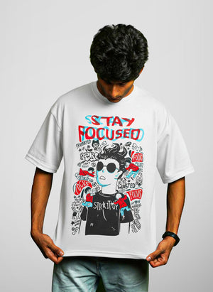 STAY FOCUSED OVERSIZED T-SHIRT
