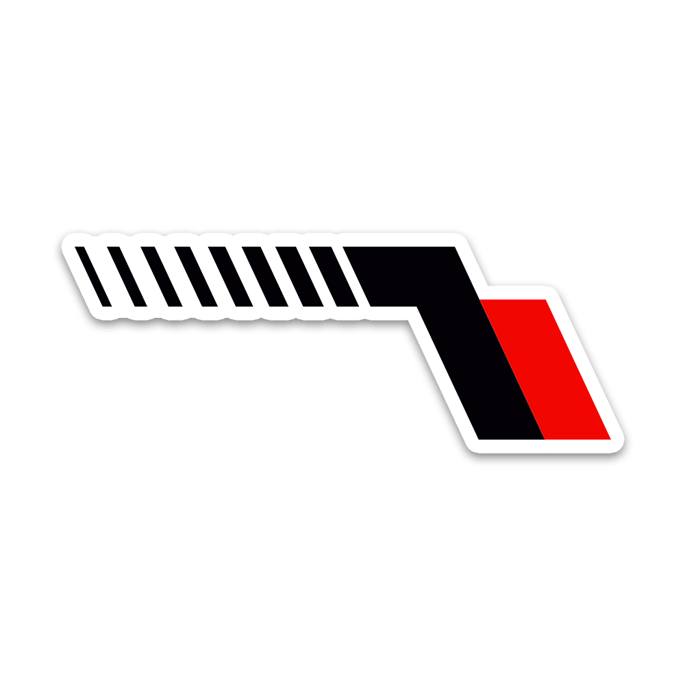 Car Stripes Bumper Sticker waterproof vinyl decal for laptop, bike, car & bottle