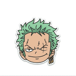 Zoro Bumper Sticker waterproof vinyl decal for laptop, bike, car & bottle