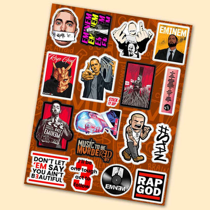 Eminem mini sticker sheet