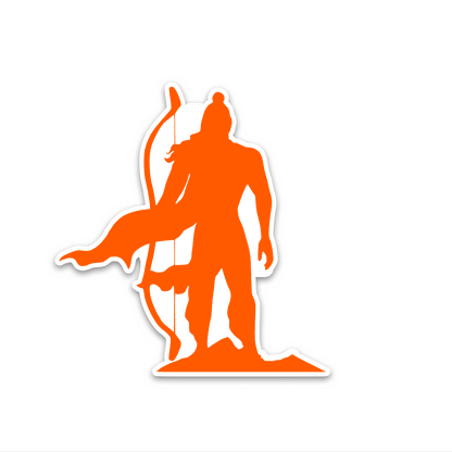 Lord Ram Bumper Sticker waterproof vinyl decal for laptop, bike, car & bottle