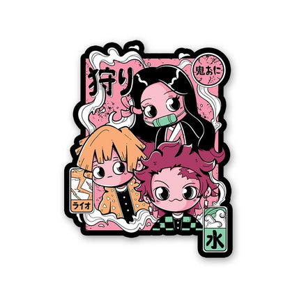 The Slayer of Demons Trio Sticker