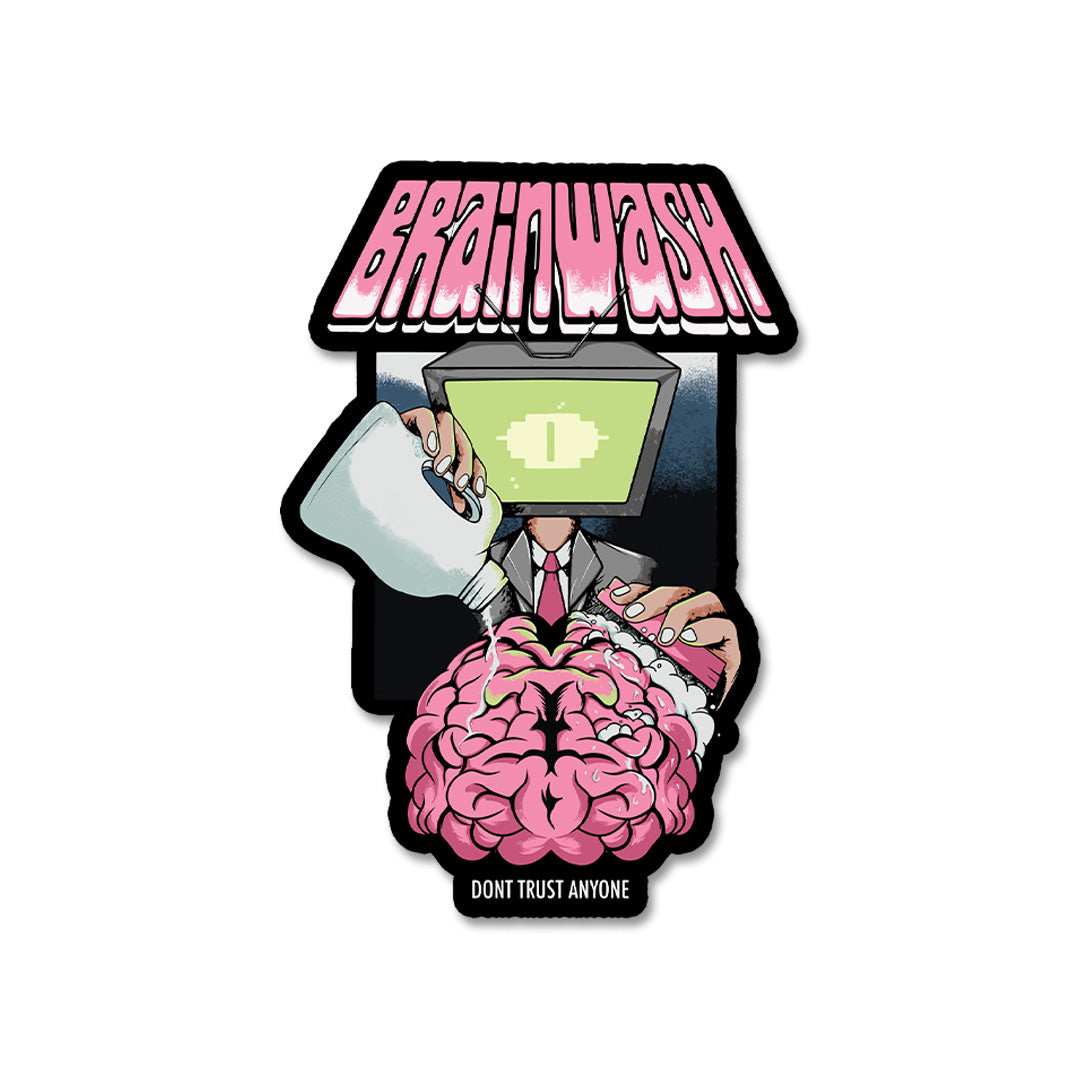 Brain Wash Sticker