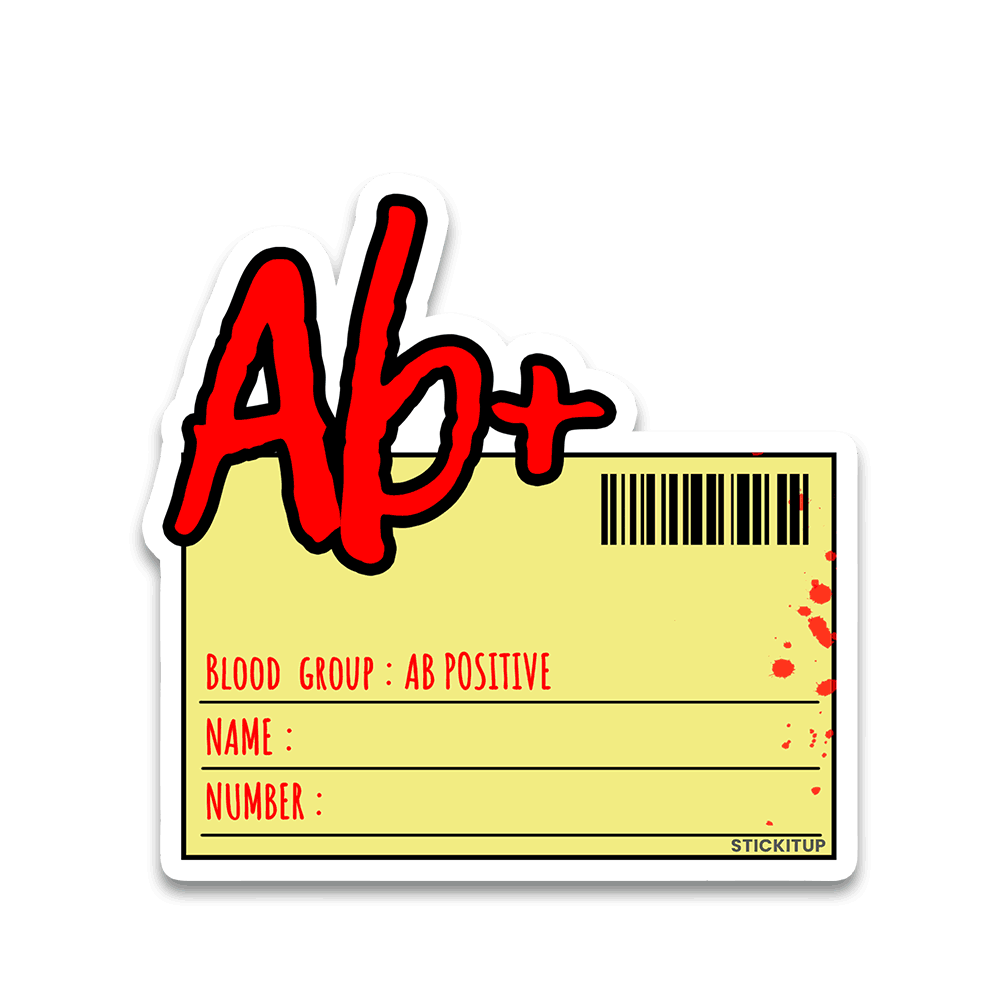 Ab Plus Bumper Sticker - Bumper Sticker | STICK IT UP