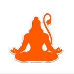 Lord Hanuman 3.0 Bumper Sticker waterproof vinyl decal for laptop, bike, car & bottle