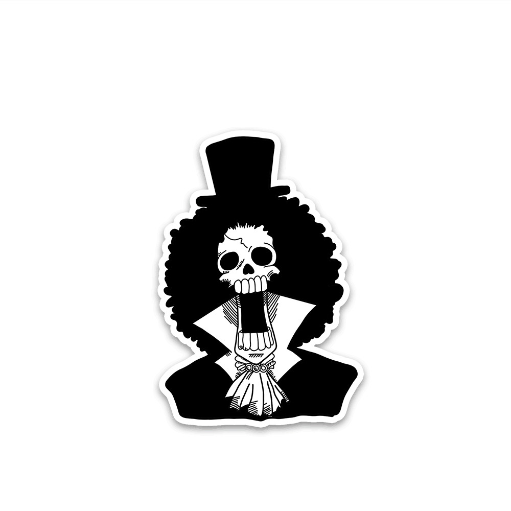 Brook Bumper Sticker waterproof vinyl decal for laptop, bike, car & bottle