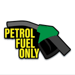 Petrol Fuel Bumper Sticker waterproof vinyl decal for laptop, bike, car & bottle
