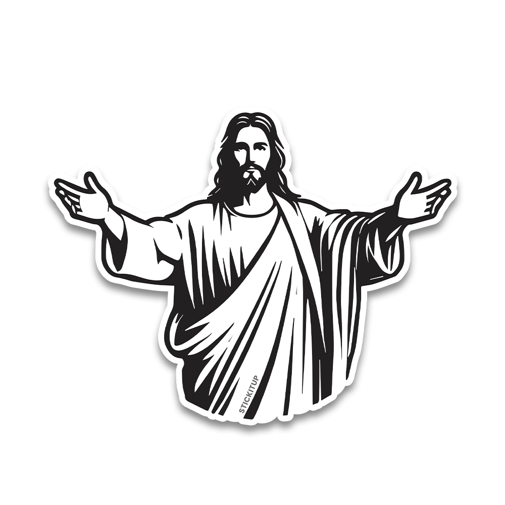 Esamashi Bumper Sticker waterproof vinyl decal for laptop, bike, car & bottle