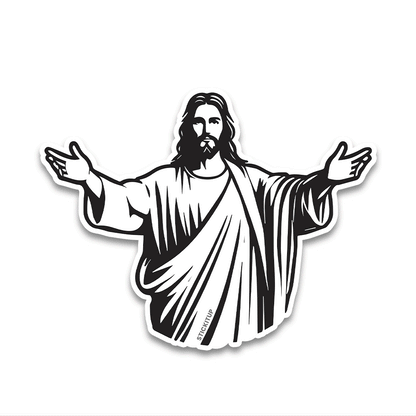 Esamashi Bumper Sticker waterproof vinyl decal for laptop, bike, car & bottle
