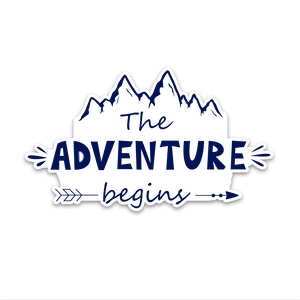 The Adventure Begins Bumper Sticker