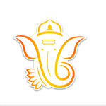 Ganesha 2.0 Bumper Sticker waterproof vinyl decal for laptop, bike, car & bottle