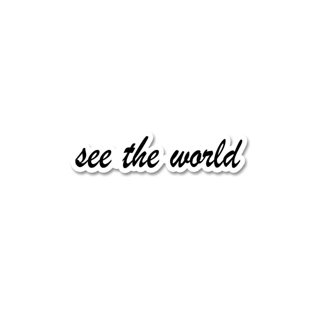 See The World Sticker