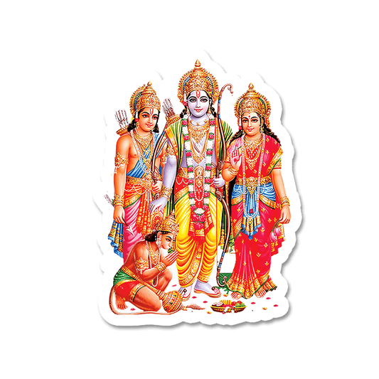 Shri Ram Laxmi Narayan Sticker