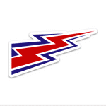 Lightning Bolt Bumper Sticker waterproof vinyl decal for laptop, bike, car & bottle