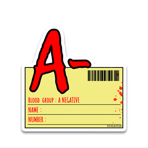 A Minus Bumper Sticker