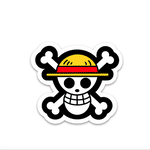 Jolly Roger Bumper Sticker waterproof vinyl decal for laptop, bike, car & bottle