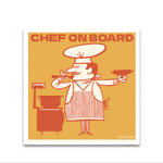 Chef Bumper Sticker waterproof vinyl decal for laptop, bike, car & bottle