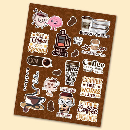 Coffee Mini Sticker Sheet