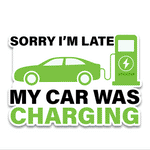 My Car Was Bumper Sticker waterproof vinyl decal for laptop, bike, car & bottle