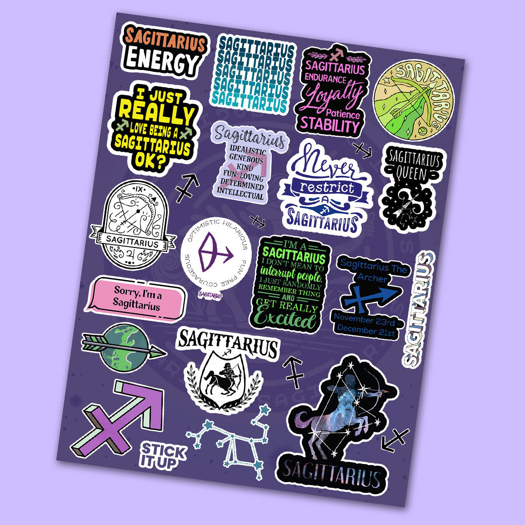 Sagittarius Mini Sticker Sheet