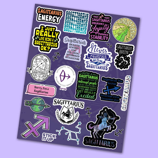 Sagittarius Mini Sticker Sheet