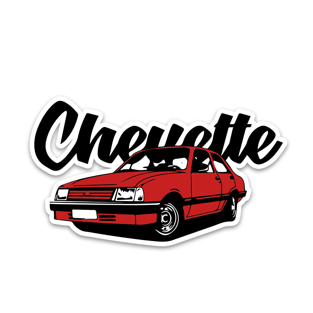 Chevette Bumper Sticker waterproof vinyl decal for laptop, bike, car & bottle