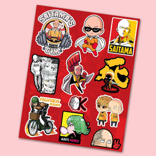 One Punch Mini Sticker Sheet