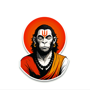 Shri Hanuman Ji Bumper Sticker