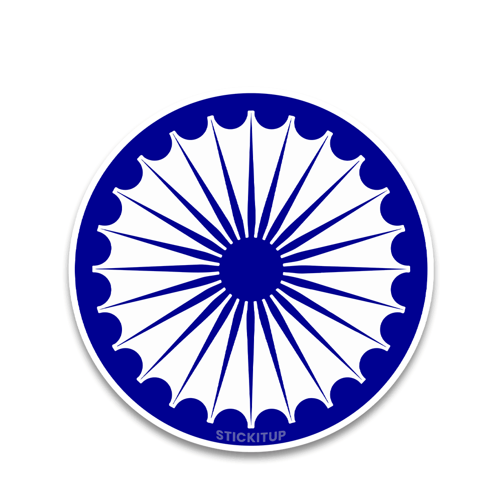 Bharat Chakra Bumper Sticker
