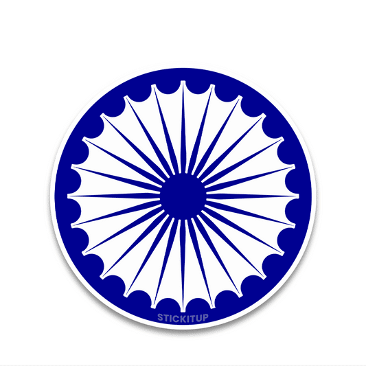 Bharat Chakra Bumper Sticker