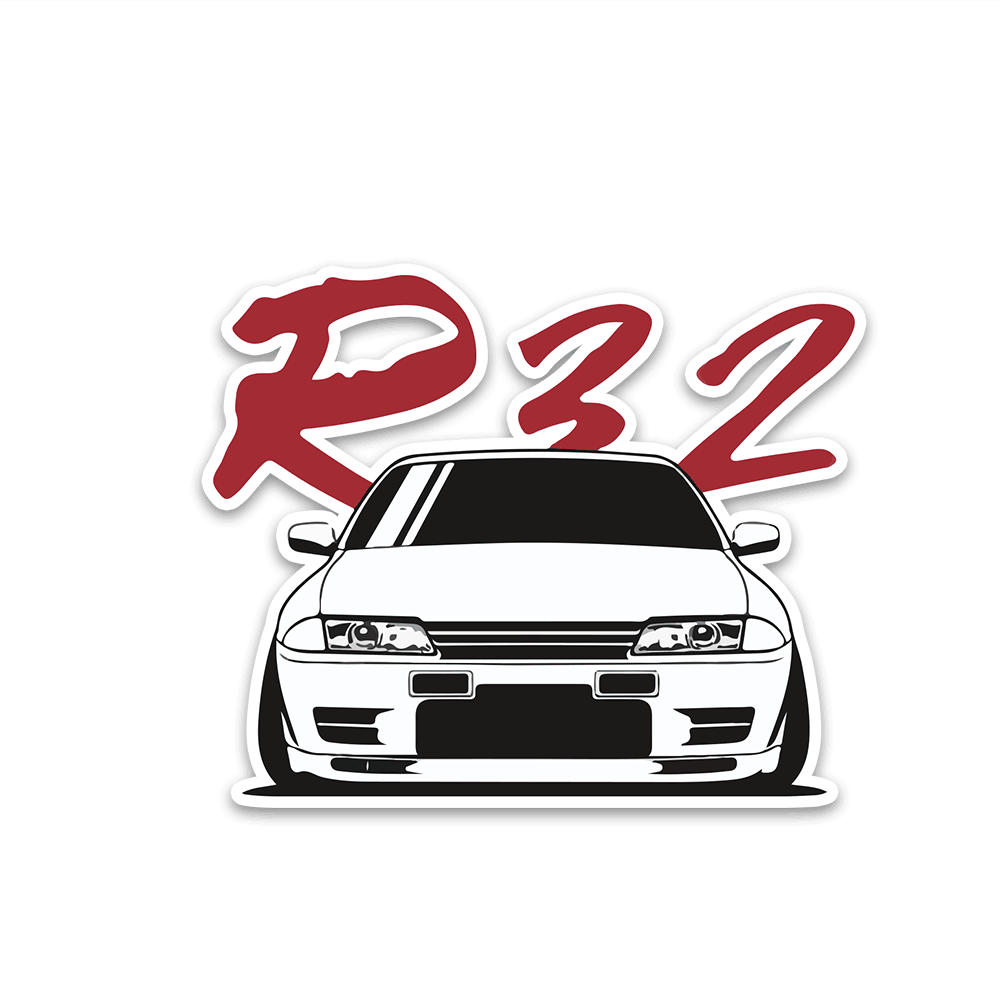 GTR R32 Bumper Sticker - Bumper Sticker | STICK IT UP