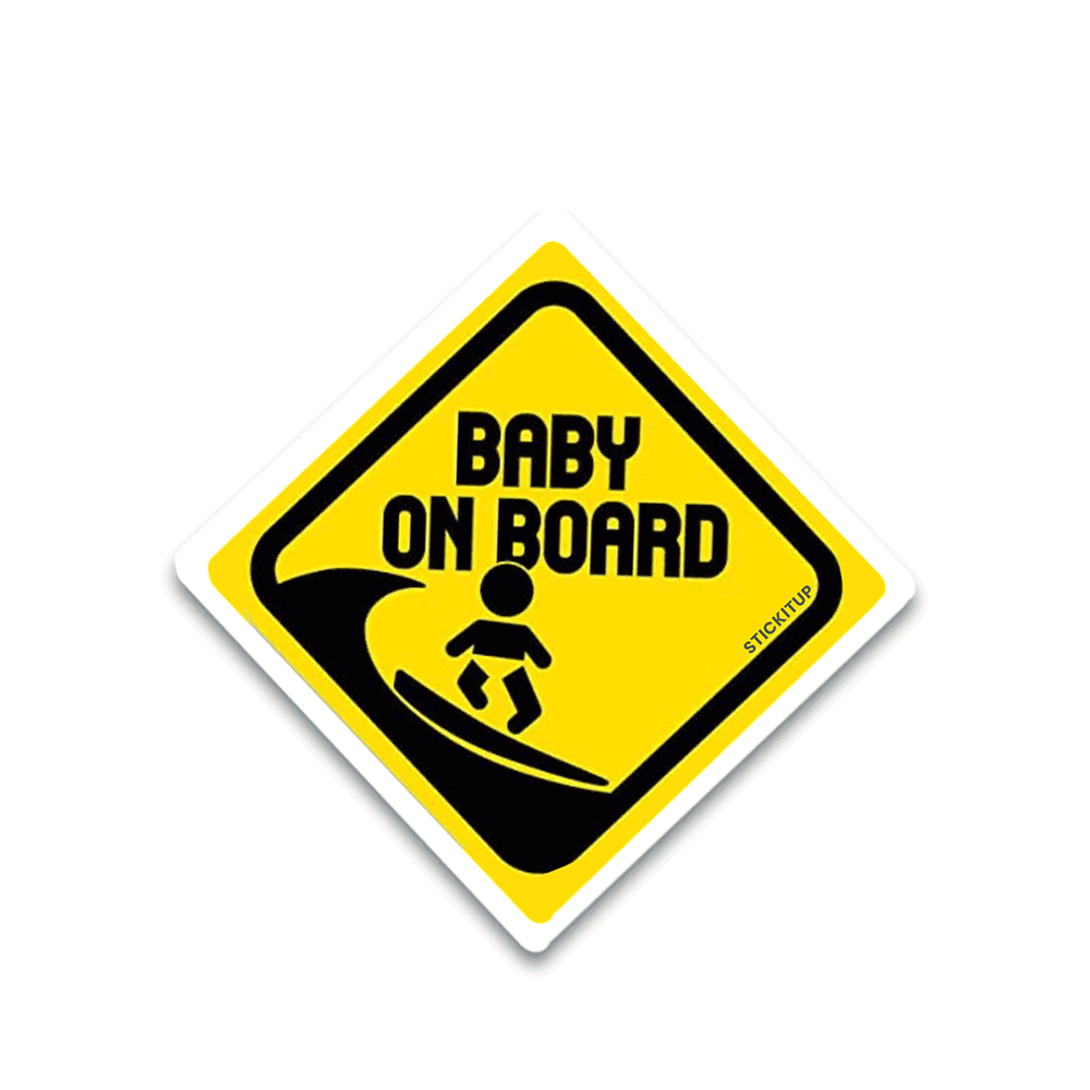 Baby on board Bumper Sticker - Bumper Sticker | STICK IT UP
