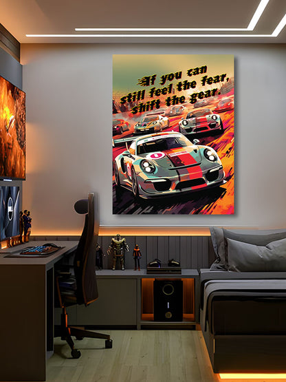 Shift The Gear Canvas Art