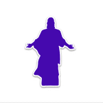 Jesus Bumper Sticker waterproof vinyl decal for laptop, bike, car & bottle