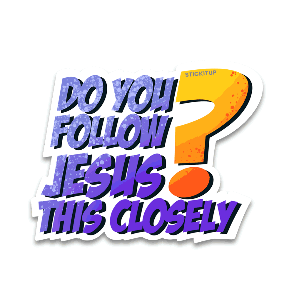 Do you follow Bumper Sticker waterproof vinyl decal for laptop, bike, car & bottle