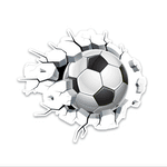 Football Bumper Sticker waterproof vinyl decal for laptop, bike, car & bottle
