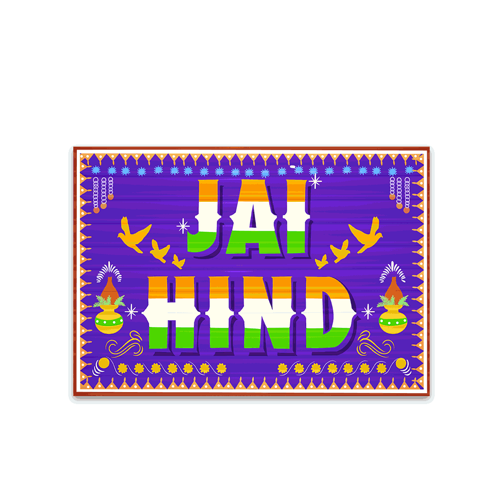Jai Hind Bumper Sticker - Bumper Sticker | STICK IT UP